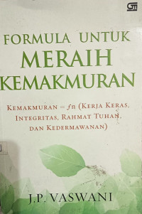 Image of Formula untuk Meraih Kemakmuran