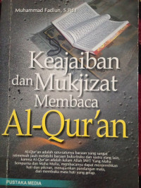 Image of Keajaiban Dan Mukjizat Membaca Al-Qur'An