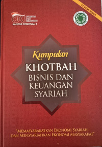 Image of Kumpulan Khotbah Bisnis dan Keuangan Syariah